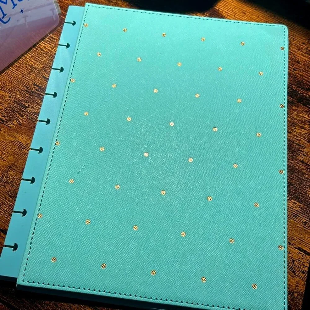 Happy Planner - Hardcover Classic Turquoise Cover - see pics